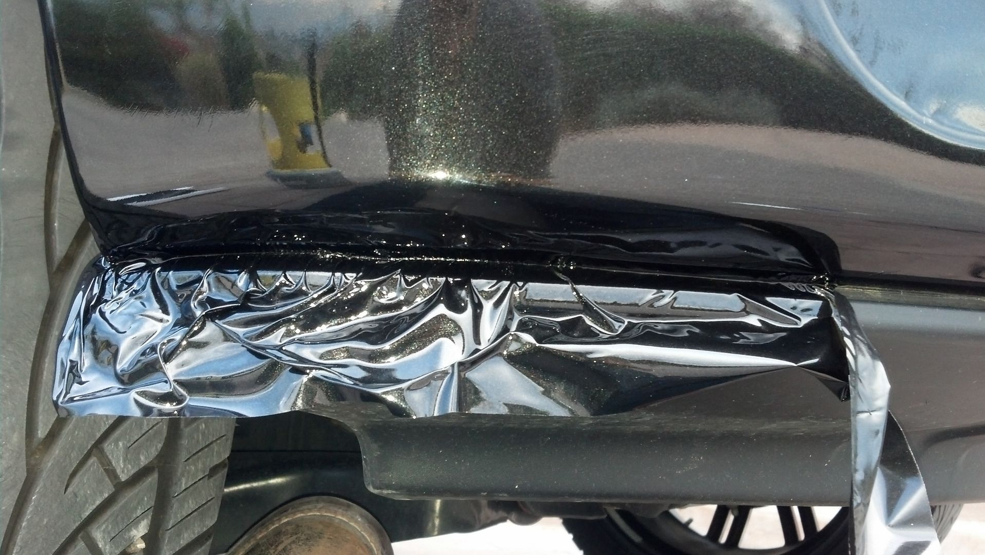 How to Vinyl Wrap bumpers for that PTM look.. pics inside