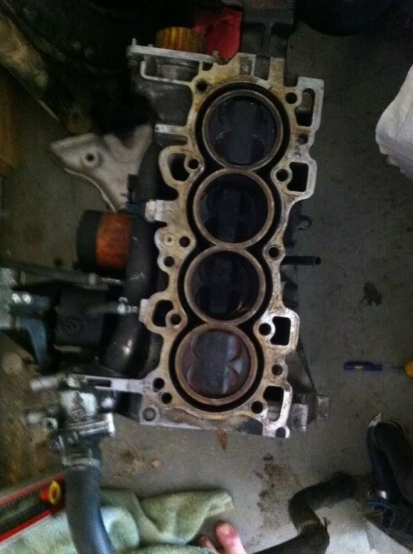 B16A2 Complete short block and B series turbo manifold EK Seats Team
