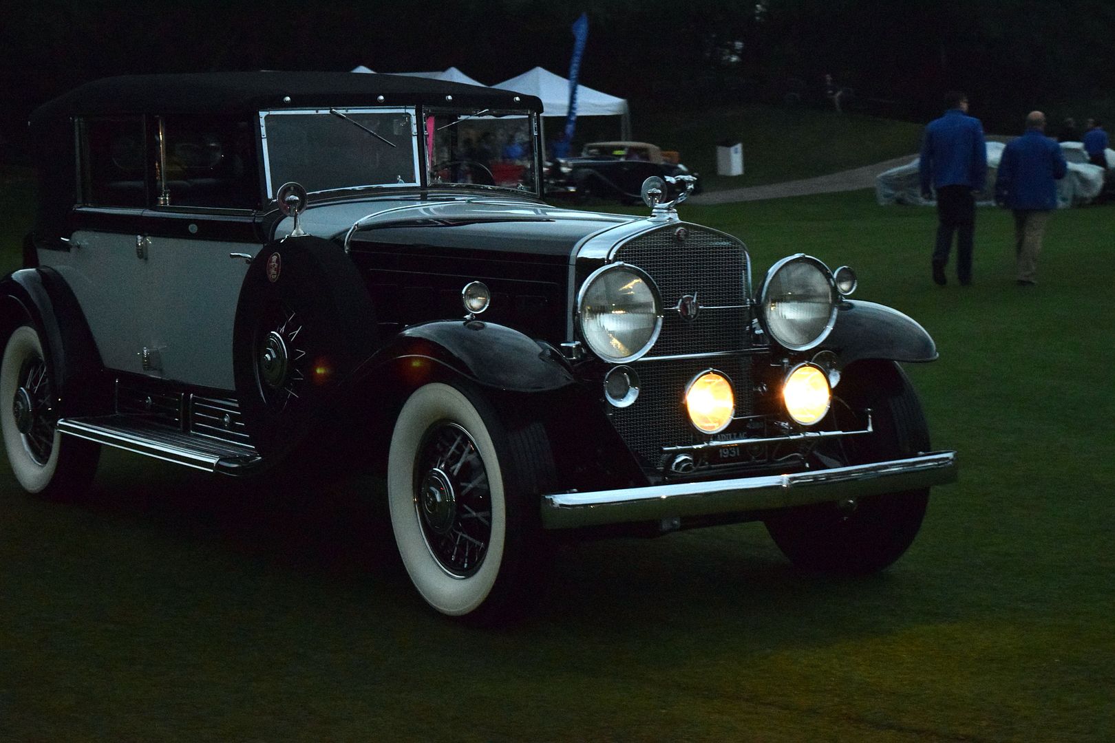 Early morning car staging was accelerated due to forecasted rain