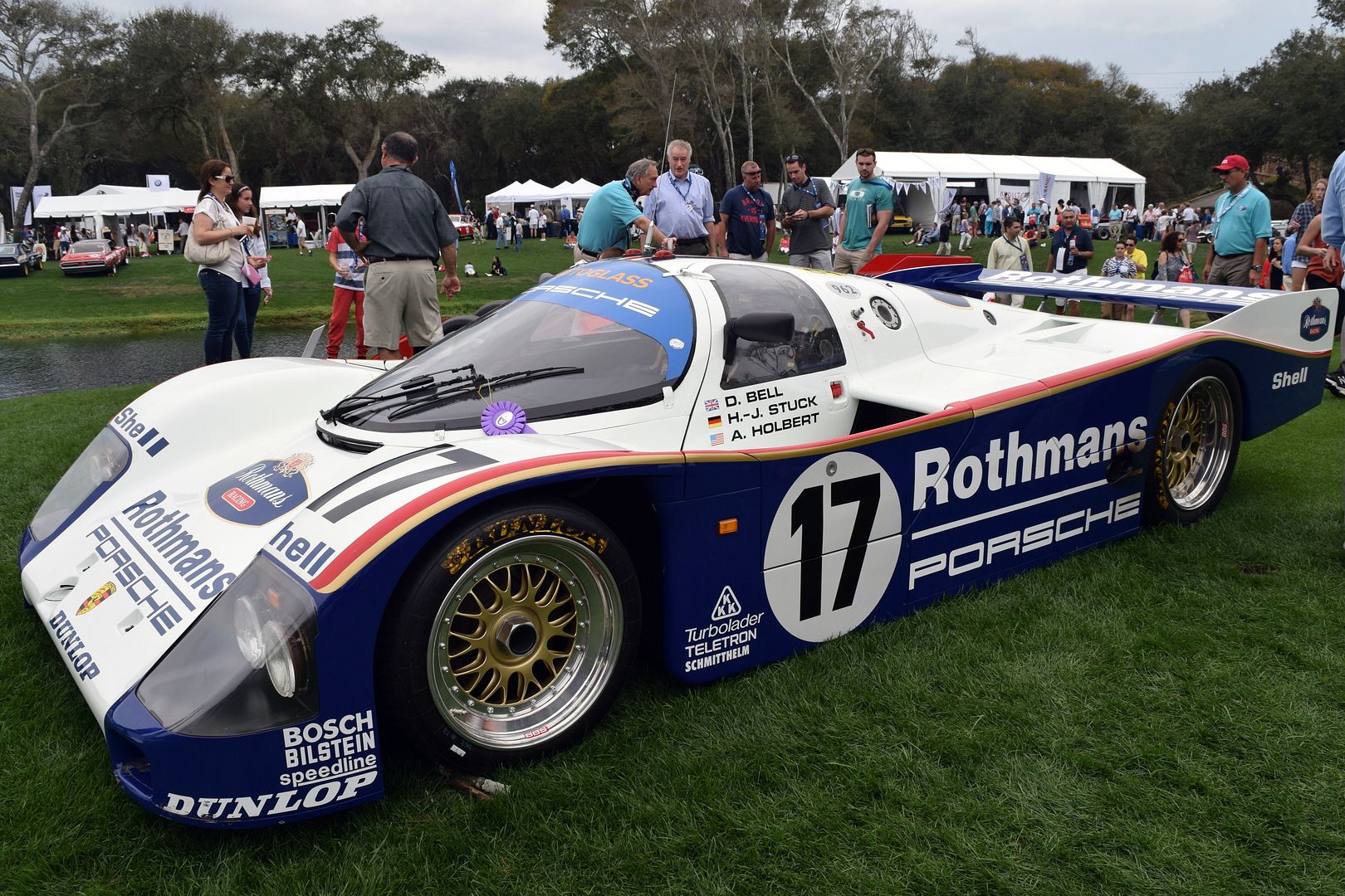 1987 Porsche 962C raced by Derek Bell, Hans-Joachim Stuck, and Al Holbert from the Porsche Museum