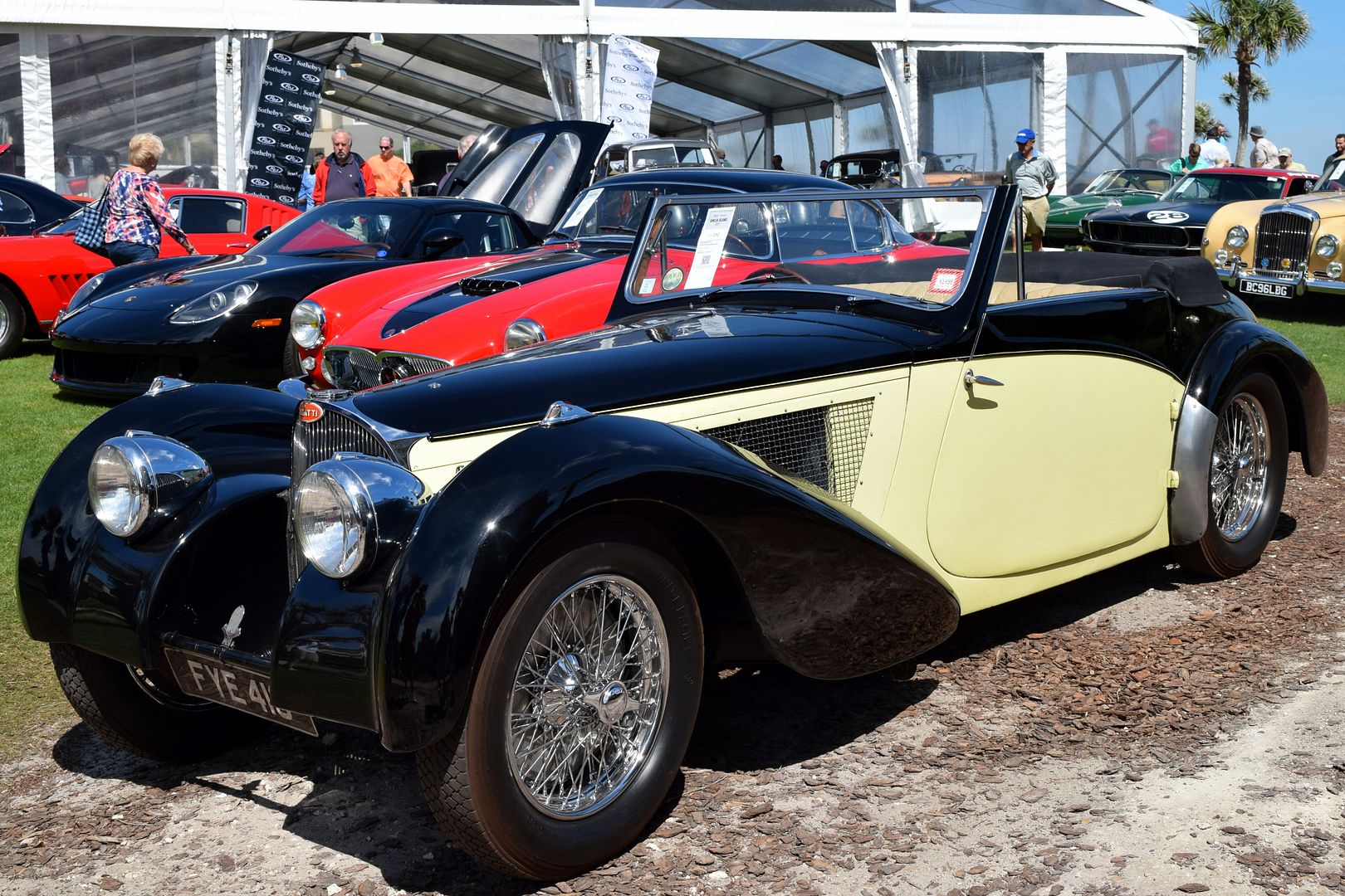 1937 Bugatti Type 57S Cabriolet sold for $7.7M