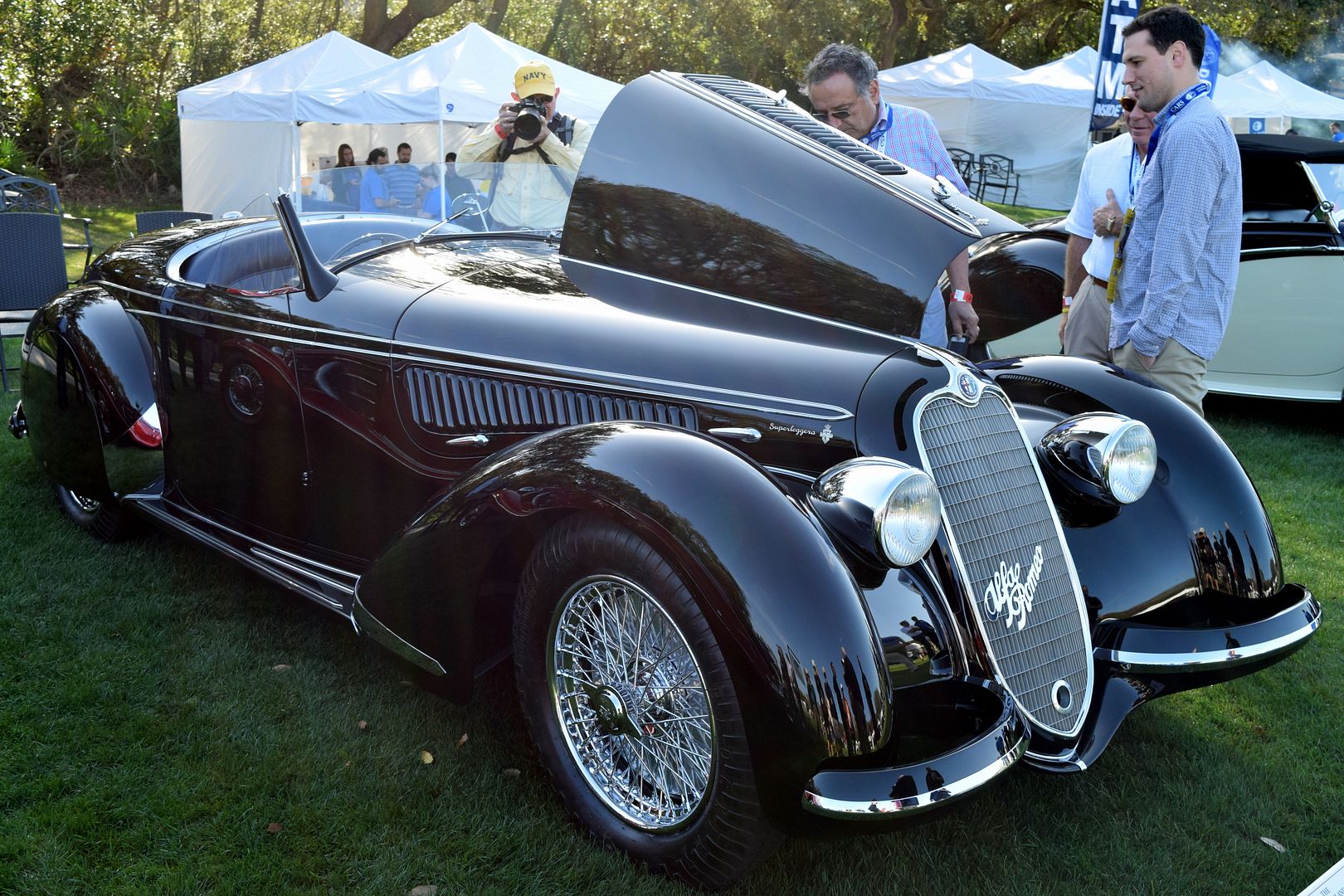 1939 Alfa Romeo 8C 2900B Lungo Spider was Best of Show - Concours de Sport