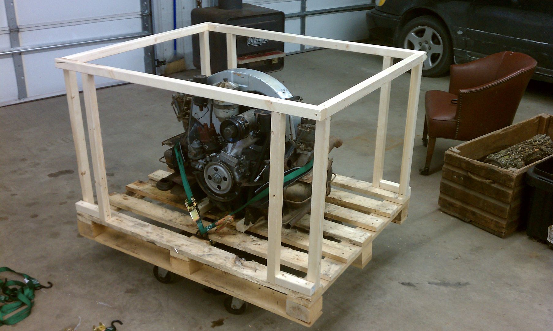Build A Porsche 912 And 356 Engine Crate For Shipping DIY Build A Porsche 912 And 356 Engine Crate For Shipping DIY