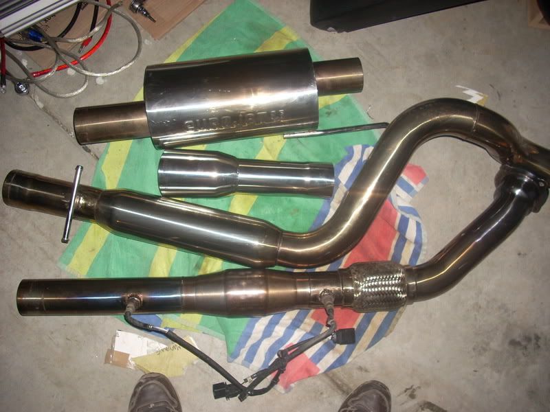 fs 3" eurojet turbo back exhaust with 20th tip VW Vortex Volkswagen