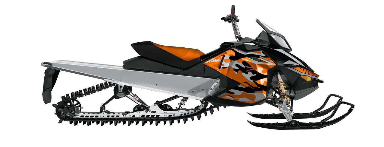 Orange Ski Doo