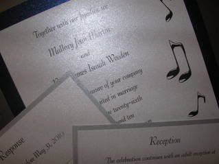 music note invitation