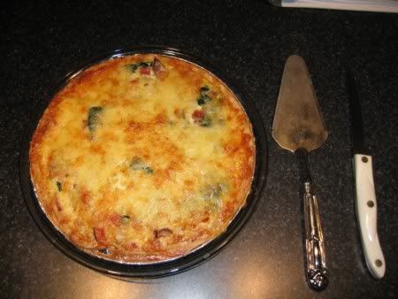 Ham and Spinach Quiche