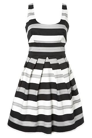 black and white dress. Black amp; White Dress Trend: