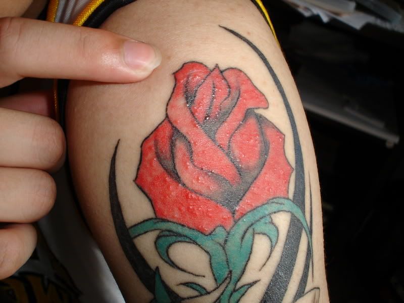 Best Flower and Snake Tattoo