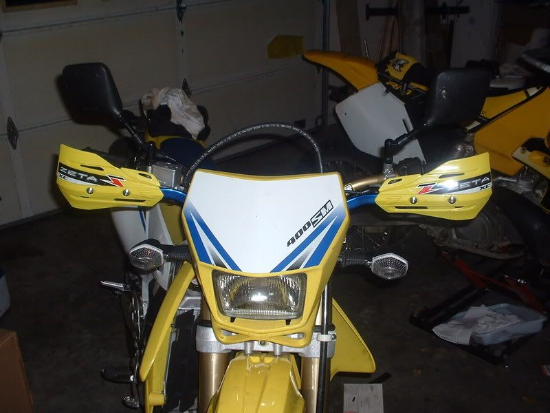 2008 DRZ400SM what size handguards to get? SuperMoto ThumperTalk
