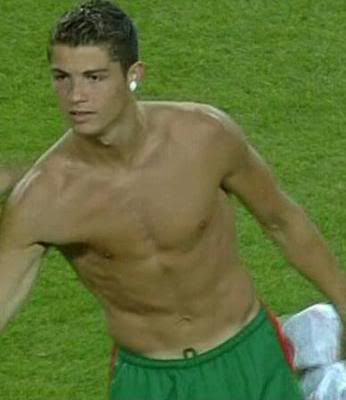 Cristiano Ronaldo Shirtless on Ronaldinho    Cristiano Ronaldo  Shirtless  Like So Many Other Pics