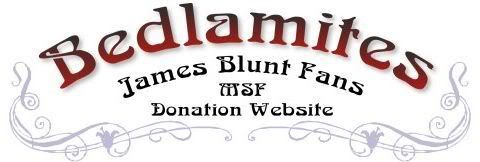 James Blunt's Fans MSF Donation Website