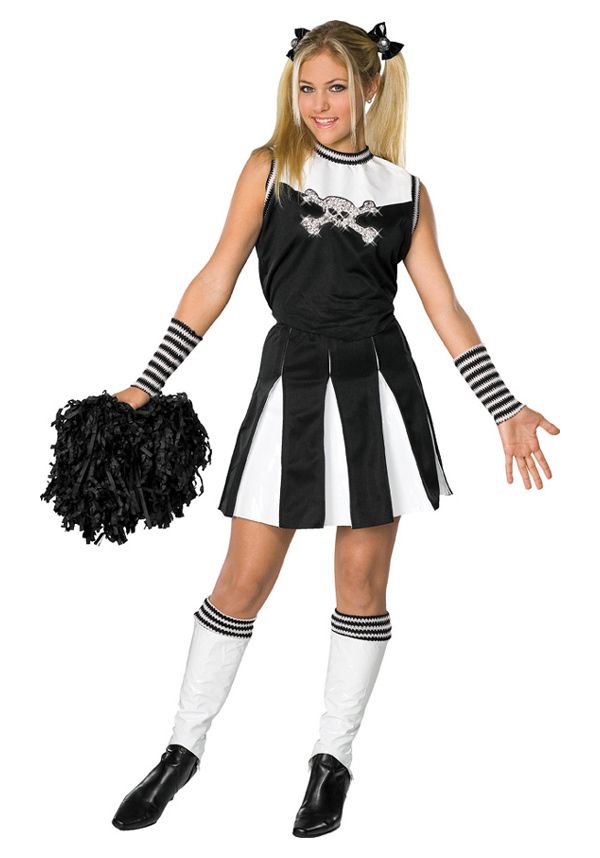 BAD SPIRIT CHEERLEADER HALLOWEEN COSTUME Dress Outfit Teen 42637 eBay