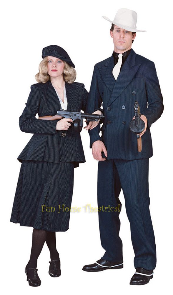 Gun Moll Costume Theatrical Quality Adult Woman 90847 Ebay