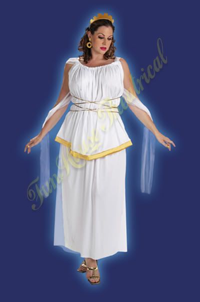athena greek goddess. Athena (Greek Goddess) Plus Size Adult Halloween Costume Dress. Item 3134