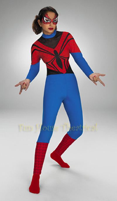 Spider Girl Halloween Costume Marvel Comics Spidergirl Jumpsuit Teen 5924 Ebay 