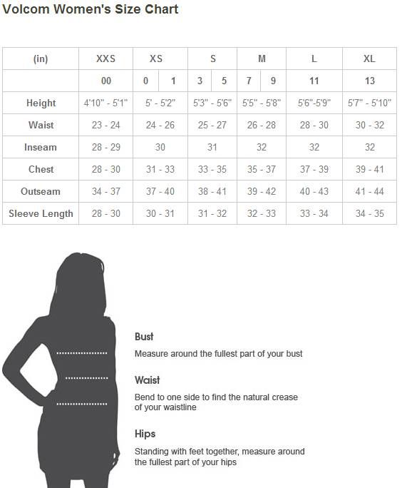 new 280 womens volcom rowen down parka jacket volcom dress size chart