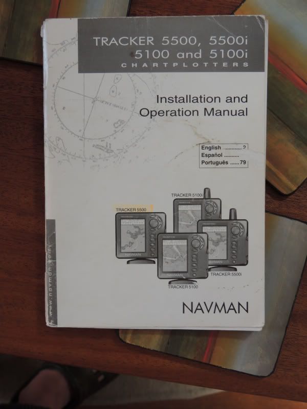 Navman 5500 Chart Cards