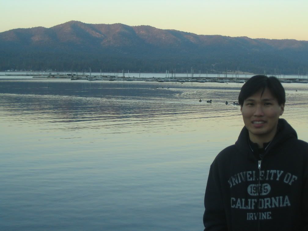 The lake and the mountains