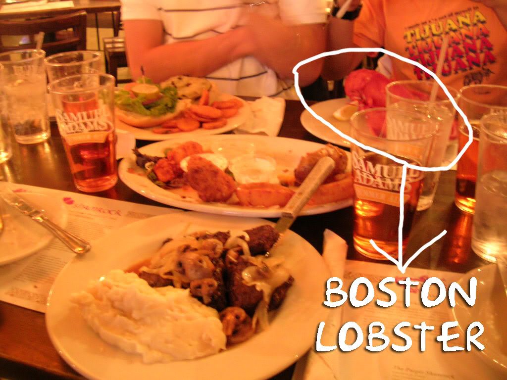 Dinner with Boston Lobster!