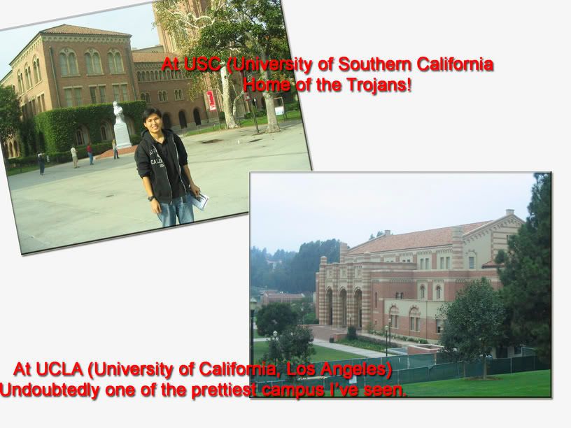 USC and UCLA