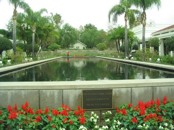 The Pond of Reflection in the Rose Garden