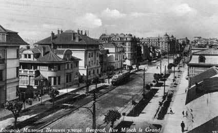 Milosa street in 1930s.