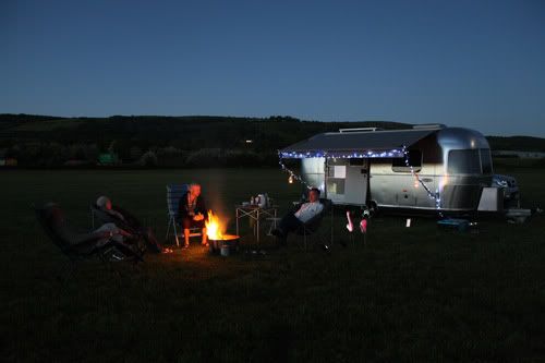 Airstream; Fire pit