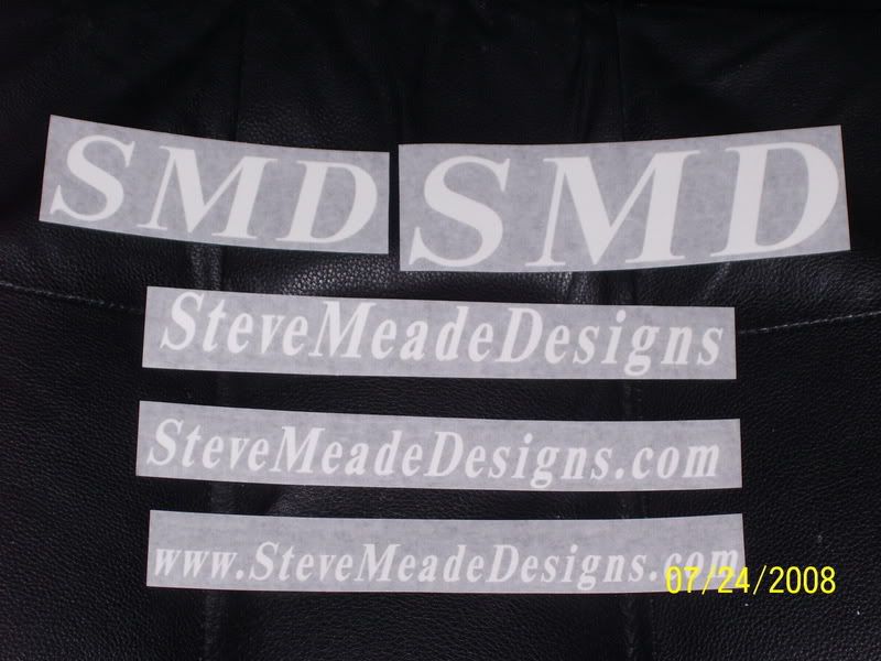 Car Audio Decals For 1 SMD Garage Sale New and Used NON Car Audio