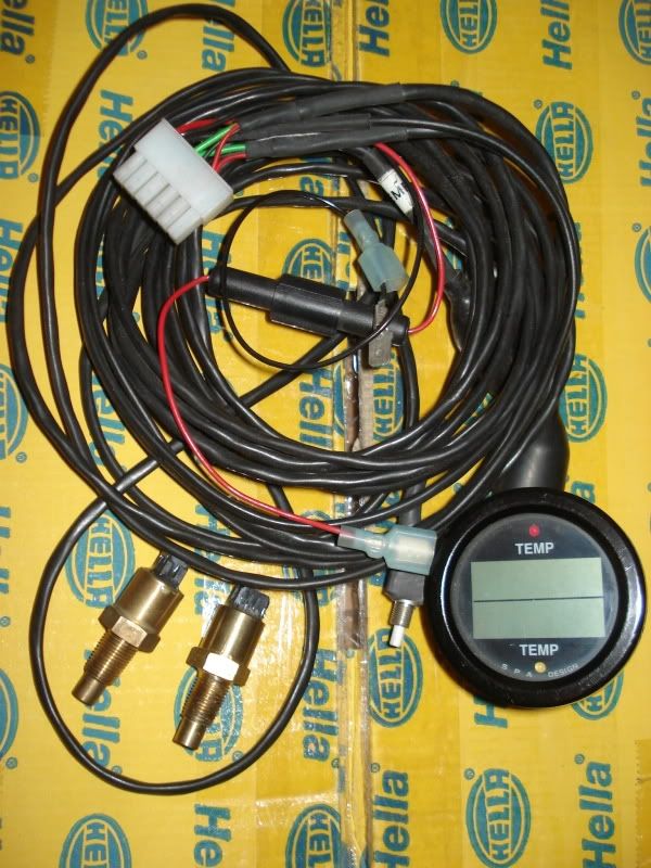 FS SPA Design Digital Dual EGT/Boost Gauge and Dual Temp Gauge VW