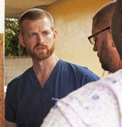 image of Dr. Kent Brantly discusses a case in Africa