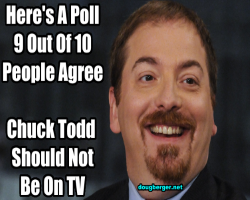 created image of a Chuck Todd Poll I can agree with