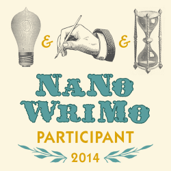 image of 2014 NaNoWriMo participant badge