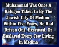 a smaller version of the False meme about Muhammad