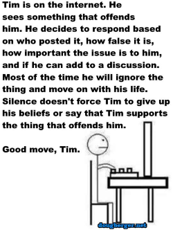 created image of My version of Tim is on the Internet meme