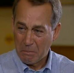image of  Speaker Boehner crying