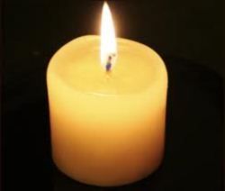 image of a lit candle