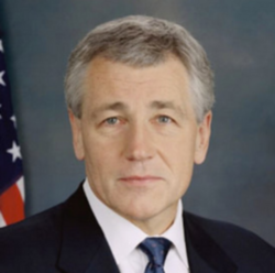 Offical government photo of Chuck Hagel