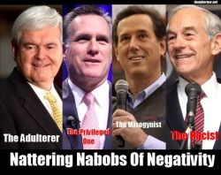 image of final four GOP 2012 Presidential Candidates