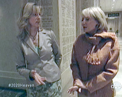 screencap of Ellen Johnson and Barbara Walters
