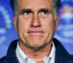 image of Mitt Romney Grimacing