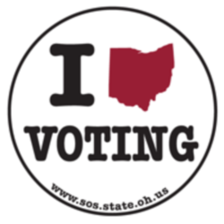 image of I voted sticker Ohio 2012