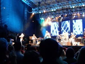 image shot from my seats at Tower City Amphitheater