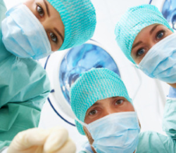 image of Doctors in surgical garb