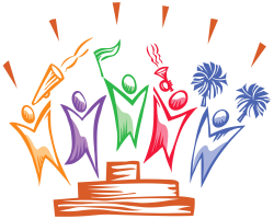 clipart of Happy Humanists having a party