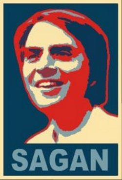 poster version of Carl Sagan