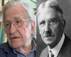 image showing Noam Chomsky and John Dewey