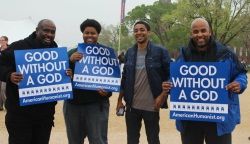 Having fun at the Reason Rally March 2012 image of 3 people Having fun at the Reason Rally March 2012