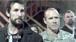 Noah Wyle and Will Patton on Falling Skies screencap of Noah Wyle and Will Patton on Falling Skies