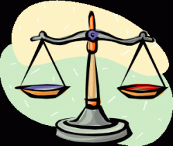 clipart of the Scales of Justice